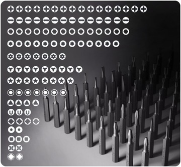 Набор прецизионных отверток Магнитная отвертка Torx Bits 130el