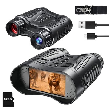 GOGLE NOKTOWIZYJNE ULTRA HD 4K Z 8-KROTNYM ZOOMEM CYFROWYM, 2600 MAH