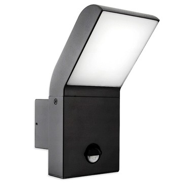 LAMPA ZEWNĘTRZNA ŚCIENNA CZUJNIK RUCHU LED 12W
