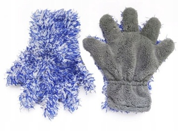 RĘKAWICA DO MYCIA AUTA Z MIKROFIBRY PALCE GRUBA