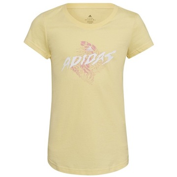 170 cm Koszulka adidas 3 BAR G Tee HL1619 beżowy 170 cm