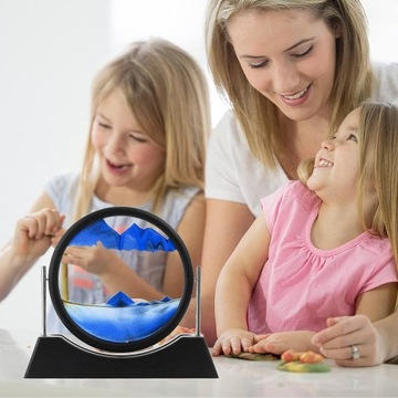 ПЕСОЧНАЯ ЖИВОПИСЬ 3D ПЕСОЧНЫЕ ЧАСЫ ИСКУССТВО ДИНАМИЧЕСКОЕ УКРАШЕНИЕ СТОЛЛА ДЛЯ ГОСТИНОЙ