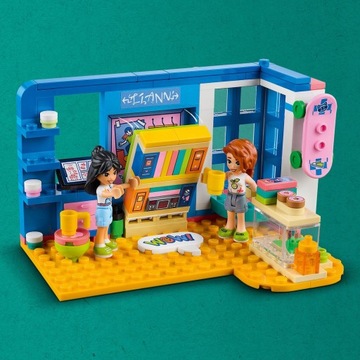 LEGO FRIENDS КОМНАТА ЛИАНН ИЗ ХАРТЛЕЙКА-АМФИБИИ-ГЕККОНА