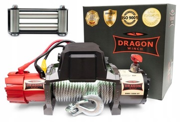 6T DRAGON WINCH 12V ELECTRIC CABLE WINCH для автоэвакуатора