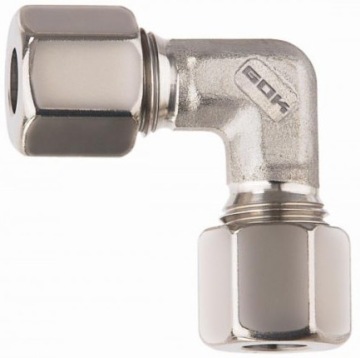 ZŁĄCZE ŚRUBOWE KĄTOWE ŚRUBUNEK GAZOWY GOK RVS 8 mm