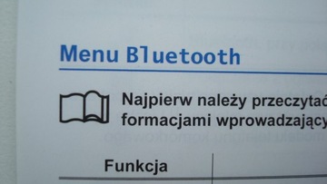 Руководство пользователя VW Bluetooth Polish для мобильного телефона VW UHV, PREMIUM