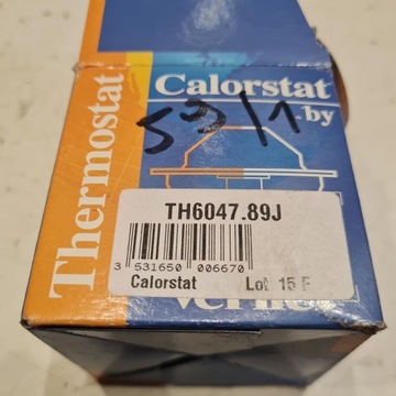 CALORSTAT BY VERNET TH6047.89J TERMOSTAT KAPALINA CHLADÍCÍ