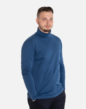 Golf Sweter Męski 100% Bawełna Półgolf 5347-3 XL