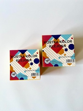 Karteczki Notes Kostka klejona Kolor Intensywny Bloczek ArkoPapier 84x84x70