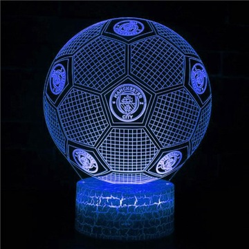 3D светодиодный ночник Manchester City Football