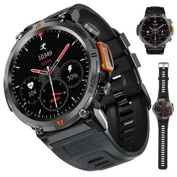 SMARTWATCH ZEGAREK MĘSKI 300 MAH 3ATM WODOODPORNY Z EKRANEM HD 1,45 CALA
