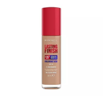 Rimmel Lasting Finish 201 CLASSIC BEIGE 35H podkład do twarzy NOWOŚĆ