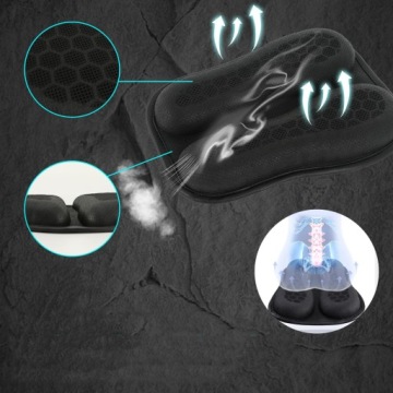 3D СЕТЧАТАЯ ПОДУШКА СИДЕНЬЯ МОТОЦИКЛА, ЗАЩИТА ОТ УДАРОВ