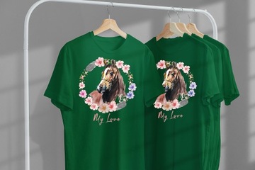 ФУТБОЛКА ДЕТСКАЯ ЛОШАДИ 104 СУПЕР КАЧЕСТВО