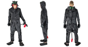 KIGURUMI ONESIE PIŻAMA NOCNA FURIA SZCZERBATEK