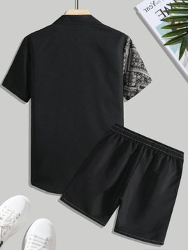 SHEIN МУЖСКОЙ КОМПЛЕКТ, РУБАШКА И ШОРТЫ L 1M7A