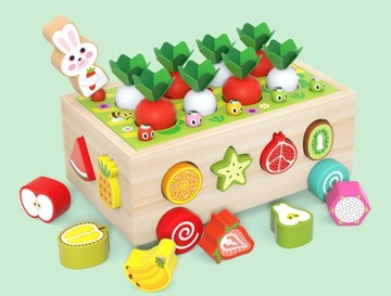 АРКАДНАЯ ЛОГИЧЕСКАЯ ИГРА МОРКОВЬ И ЧЕРВЯКИ СОРТИРОВКА МОНТЕССОРИ