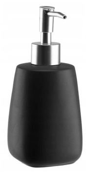 DOZOWNIK DO MYDŁA W PŁYNIE CERAMICZNY CZARNY 400ml
