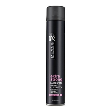 LAKIER BARDZO MOCNY DO KAŻDEGO RODZAJU WŁOSÓW 750 ML BLACK EXTRA STRONG