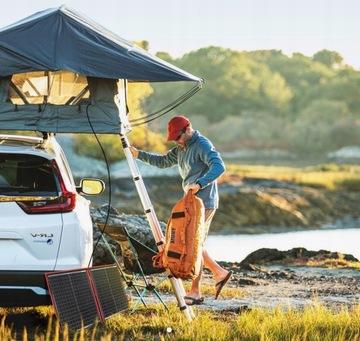 Солнечная панель для кемпинга 220 Вт ПОРТАТИВНАЯ, мощная, туристическая, 18 В