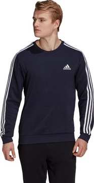 BLUZA MĘSKA ADIDAS ESSENTIALS DRESOWA GRANATOWA rozmiar L