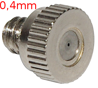 распыляющая насадка 0,4 мм - никелированная