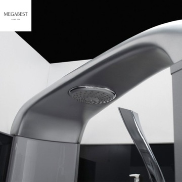 LUKSUSOWA WANNA Z HYDROMASAŻEM I KABINĄ / PARAWANEM 170 CM