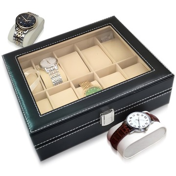 КОРОБКА-ОРГАНИЗАТОР ДЛЯ ЧАСОВ, 10 ШТ. КОРОБКА ДЛЯ ЧАСОВ В ПОДАРОК