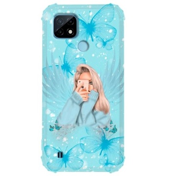 Etui ANTISHOCK do REALME C21 Kobiece Męskie Wzory
