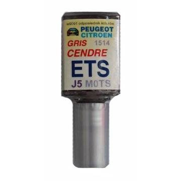 Zaprawka do rys 10ml CITROEN PEUGEOT ETS J5 GRIS CENDRE