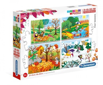 Puzzle 20+60+100+180 Progressive - Seasons 21408