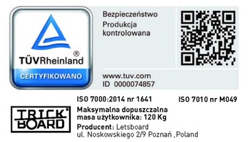 РОЛИКОВЫЙ ТРИКБОРД ПРОИСХОЖДЕНИЕ - С СЕРТИФИКАТОМ БЕЗОПАСНОСТИ!!!