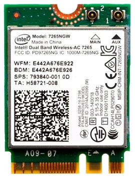 Moduł WiFi 7265NGW HP Omen 15-CE