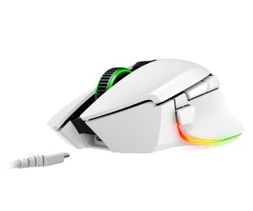 Myszka bezprzewodowa Razer Basilisk V3 Pro optyczna Bluetooth RGB Biała