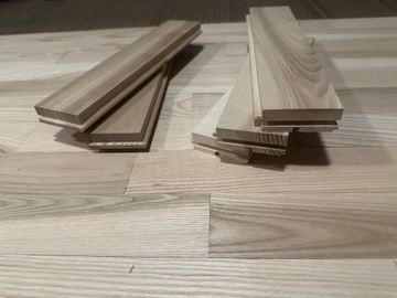 Parkiet Jesionowy Klepka Podłoga 22x70x300 Jesion Natur PRODUCENT