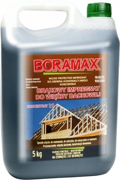 Impregnat do więźby dachowej BORAMAX Brązowy 5KG