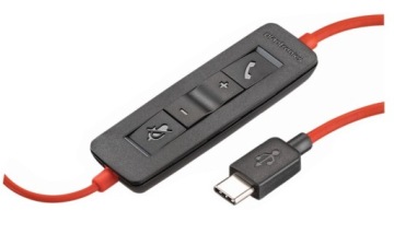 ПРОВОДНЫЕ НАУШНИКИ-НАКЛАДКИ PLANTRONICS BLACKWIRE C3220 USB-C ГАРНИТУРА
