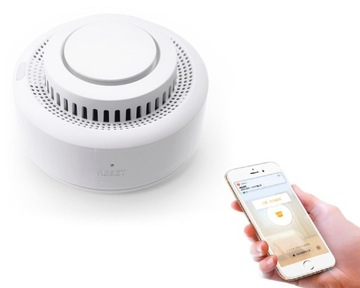 CZUJNIK SENSOR DETEKTOR DYMU TUYA SMART WIFI