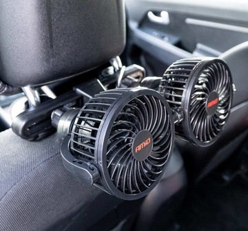 WIATRAK SAMOCHODOWY WENTYLATOR DO AUTA 12V NA TYŁ
