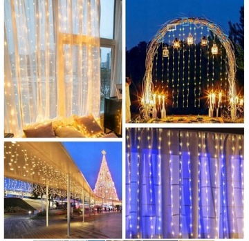 ПОДВЕСНЫЕ СВЕТИЛЬНИКИ 6X3, БЕЛЫЕ СВЕТОДИОДНЫЕ ЗАНАВЕСЫ, СВЕТОДИОДНЫЕ СОСУЛЬКИ