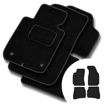 Velurové koberce Streak pro Volkswagen Passat B5 1996-2005, oválné stopky