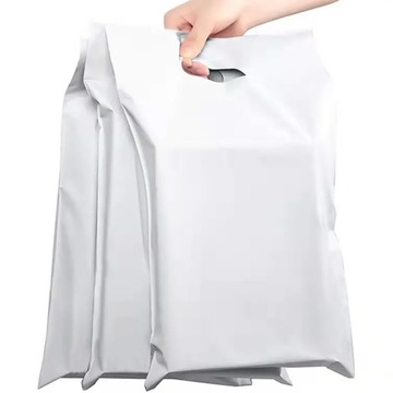 FOLIOPAKI KURIERSKIE BIAŁE Z RĄCZKĄ 310x420+70 50 szt