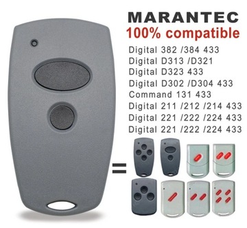 Замена пульта дистанционного управления MARANTEC DIGITAL D302 304 868 МГц