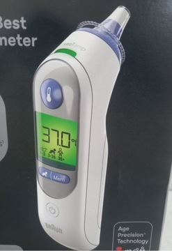 BRAUN IRT6520 7 TERMOMETR NA PODCZERWIEŃ 117471