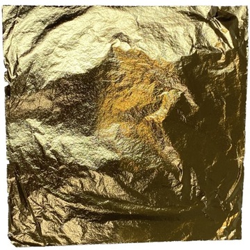 SZLAGMETAL 16x16cm 100szt. RENESANS do decoupage złoceń płatki złota 2,5