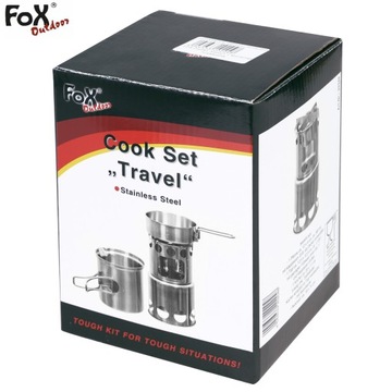 ТУРИСТИЧЕСКАЯ ПОСУДА + НАБОР ДЛЯ УЛИЧНОЙ ПЛИТЫ FOX