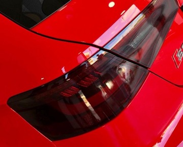 Folia Do Przyciemniania Lamp 30x100cm Jasna Czarna Ochronna 3 Warstwy