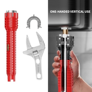 Ключ для раковины Противоскользящий ключ Сантехнический инструмент для