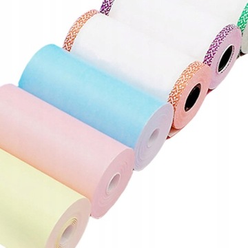 Цветная бумага для термопринтера с размерами.