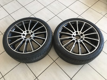 ДИСКИ 19 MERCEDES W205 AMG ПЕРЕДНИЕ 7,5 ЗАДНИЕ 8,5 ШИНЫ